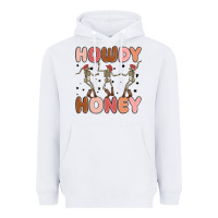 White howdy honey Heavyweight Hoodie - MaliasSmallBusiness