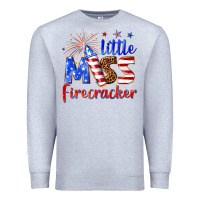 Heather Grey little miss firecracker billie wilder Premium Sweatshirt - texasbilliewilder
