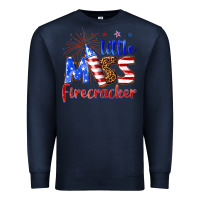 Navy little miss firecracker billie wilder Premium Sweatshirt - texasbilliewilder