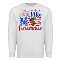 Oatmeal Heather little miss firecracker billie wilder Premium Sweatshirt - texasbilliewilder