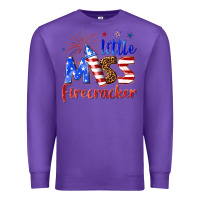 Purple little miss firecracker billie wilder Premium Sweatshirt - texasbilliewilder