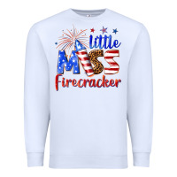 White little miss firecracker billie wilder Premium Sweatshirt - texasbilliewilder