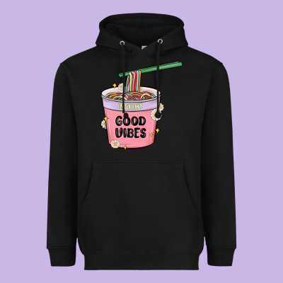 Heavyweight Hoodie instant good vibes noodles