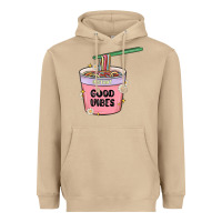 Mushroom instant good vibes noodles Heavyweight Hoodie - MaliasSmallBusiness