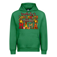 Emerald somebody's loud mouth softball mama Urban Hoodie - Jasminsmagicworld