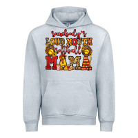 Heather Grey somebody's loud mouth softball mama Urban Hoodie - Jasminsmagicworld