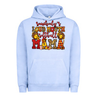 Pigment Grape Ice somebody's loud mouth softball mama Urban Hoodie - Jasminsmagicworld