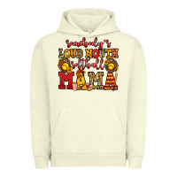 Pigment Pistachio somebody's loud mouth softball mama Urban Hoodie - Jasminsmagicworld