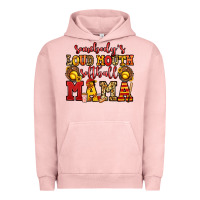 Pigment Salmon somebody's loud mouth softball mama Urban Hoodie - Jasminsmagicworld