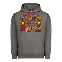 Pigment Tornado somebody's loud mouth softball mama Urban Hoodie - Jasminsmagicworld
