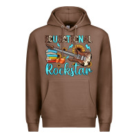 Chestnut educational rockstar Premium Hoodie - JahusDesignShop
