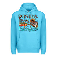 Ocean Blue educational rockstar Premium Hoodie - JahusDesignShop