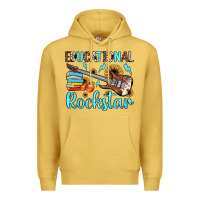 Antique Gold educational rockstar Premium Hoodie - JahusDesignShop