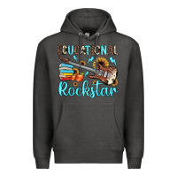 Charcoal Heather educational rockstar Premium Hoodie - JahusDesignShop