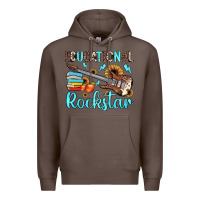 Coffee educational rockstar Premium Hoodie - JahusDesignShop
