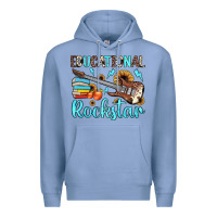 Colony Blue educational rockstar Premium Hoodie - JahusDesignShop