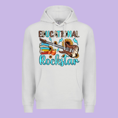 Educational Rockstar Premium Hoodie Designed By Jahusdesignshop