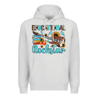 Dove Grey educational rockstar Premium Hoodie - JahusDesignShop