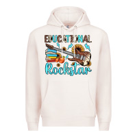 Pale Pink educational rockstar Premium Hoodie - JahusDesignShop