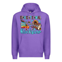 Purple educational rockstar Premium Hoodie - JahusDesignShop