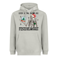 Moon Dust look at me being all festive and shit Heavyweight Hoodie - MaliasSmallBusiness