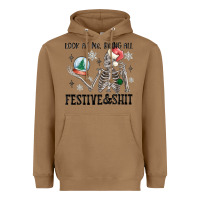 Toasted Coconut look at me being all festive and shit Heavyweight Hoodie - MaliasSmallBusiness