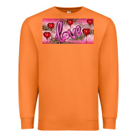 Carrot Valentine's Day Love Balloon Heart Balloons Premium Sweatshirt - RanaPortraitStore