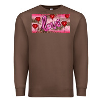 Chestnut Valentine's Day Love Balloon Heart Balloons Premium Sweatshirt - RanaPortraitStore