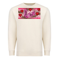 Sandshell Valentine's Day Love Balloon Heart Balloons Premium Sweatshirt - RanaPortraitStore