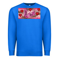 True Royal Valentine's Day Love Balloon Heart Balloons Premium Sweatshirt - RanaPortraitStore