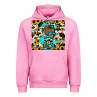 Fuchsia Pink faith Urban Hoodie - JahusDesignShop