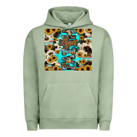 Pigment Oil Green faith Urban Hoodie - JahusDesignShop