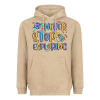 Mushroom never stop exploring Heavyweight Hoodie - MaliasSmallBusiness