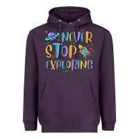 Plum never stop exploring Heavyweight Hoodie - MaliasSmallBusiness
