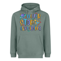 Sage never stop exploring Heavyweight Hoodie - MaliasSmallBusiness