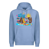 Colony Blue stay salty Premium Hoodie - AdoDesignShop