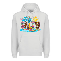 Dove Grey stay salty Premium Hoodie - AdoDesignShop
