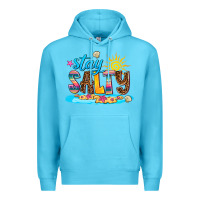 Ocean Blue stay salty Premium Hoodie - AdoDesignShop