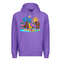 Purple stay salty Premium Hoodie - AdoDesignShop