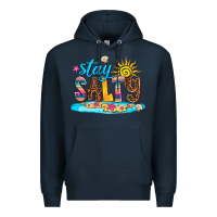 Navy stay salty Premium Hoodie - AdoDesignShop