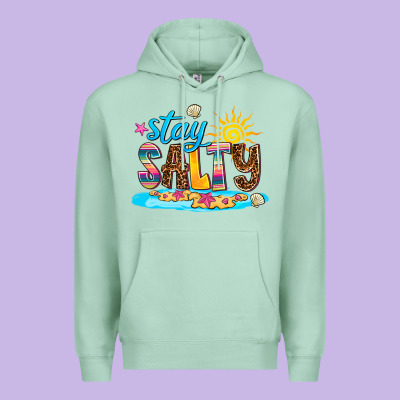 Stay Salty Premium Hoodie Designed By Adodesignshop