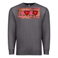 Charcoal Heather Valentine's Day Xoxo Premium Sweatshirt - RanaPortraitStore
