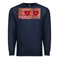 Navy Valentine's Day Xoxo Premium Sweatshirt - RanaPortraitStore