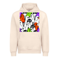 Sandshell boo ghosts seamless pattern Urban Hoodie - BundleAndBundleShop