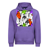 Tulip boo ghosts seamless pattern Urban Hoodie - BundleAndBundleShop