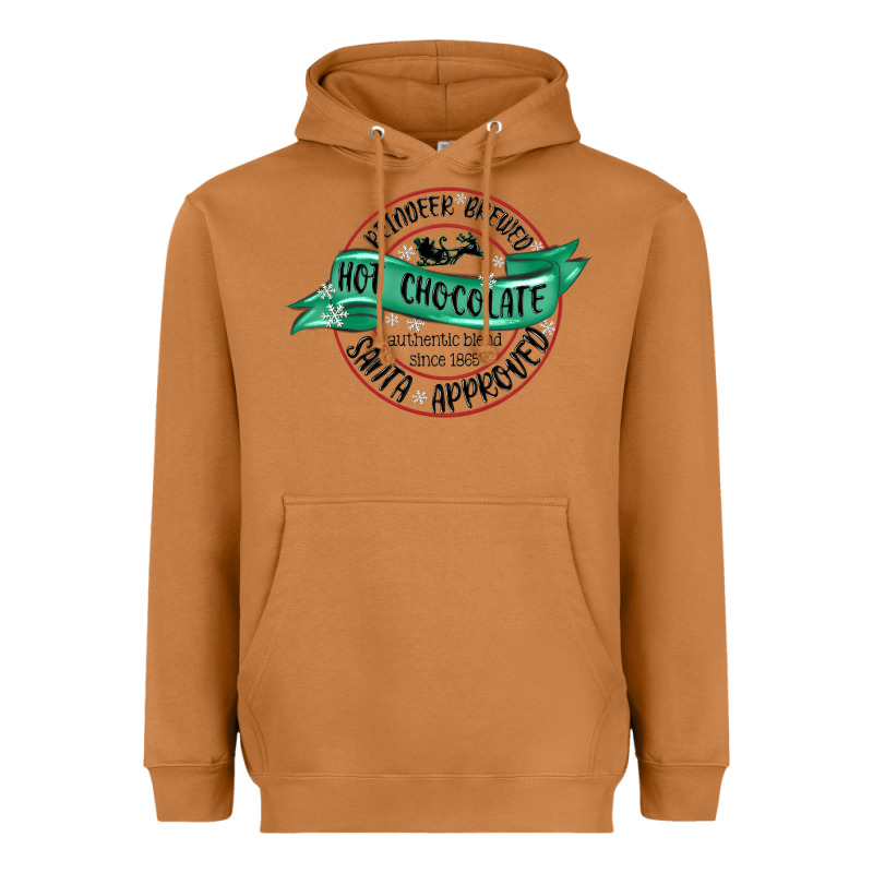 Reindeer Brewed Santa Approved Heavyweight Hoodie by MaliasSmallBusiness | Teevron