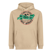 Mushroom reindeer brewed santa approved Heavyweight Hoodie - MaliasSmallBusiness