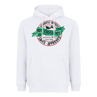 White reindeer brewed santa approved Heavyweight Hoodie - MaliasSmallBusiness