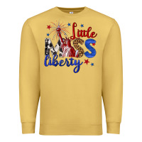 Antique Gold little miss liberty billie wilder Premium Sweatshirt - texasbilliewilder