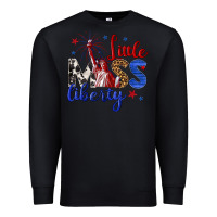 Black little miss liberty billie wilder Premium Sweatshirt - texasbilliewilder